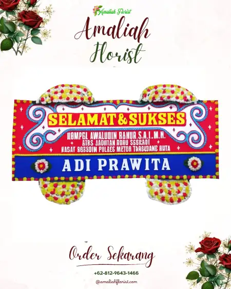 Papan Bunga Ucapan Selamat Sikayu